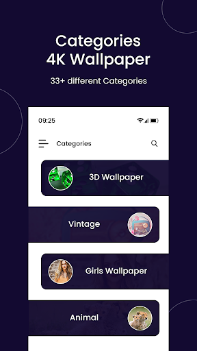 Android application HD Wallpaper screenshort