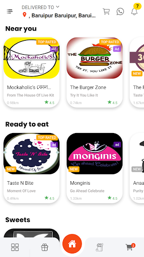 Qizy Online - Quick Delivery Screen 2