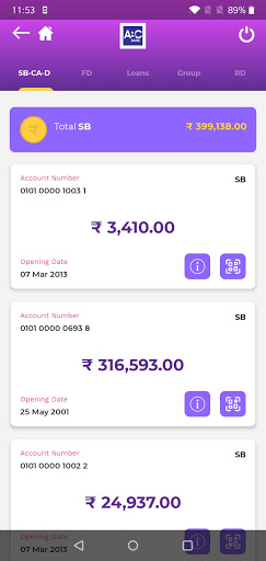Mamba Plus - Mobile Banking Screen 2