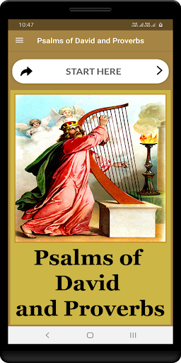 Android application Psalms of David and Proverbs screenshort