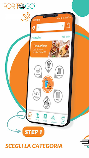 Android application ForToGo screenshort