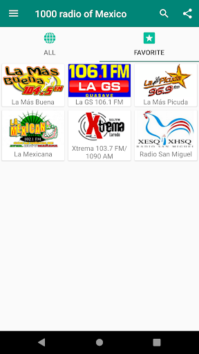1000 radio of Mexico Screen 3