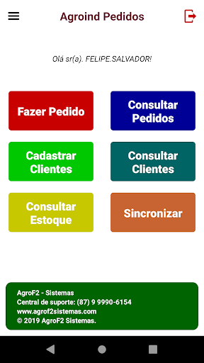 Agroind Pedidos Screen 2