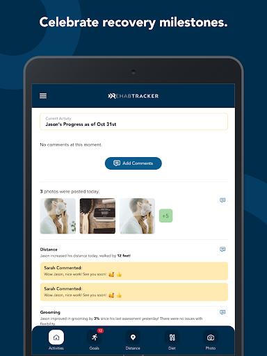 RehabTracker Screen 2
