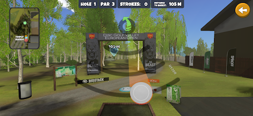 Android application Disc Golf Valley screenshort