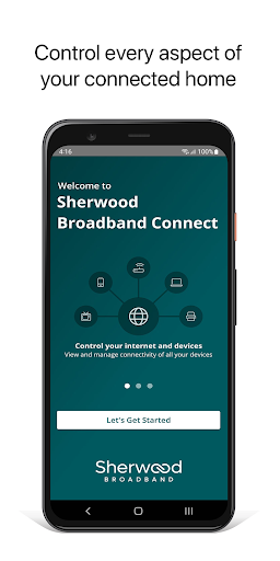 Android application Sherwood Broadband Connect screenshort