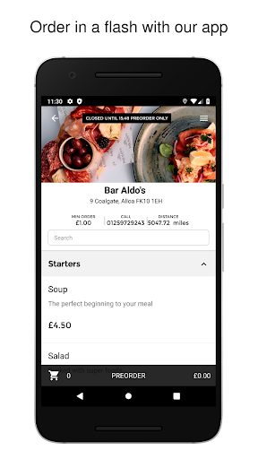 Android application Bar Aldo's screenshort