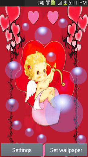 Cupid shuffle: Live Wallpaper Screen 3