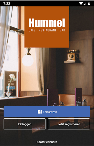 Android application Cafe Hummel screenshort
