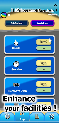 CrystalClicker-idleClicker Screen 2
