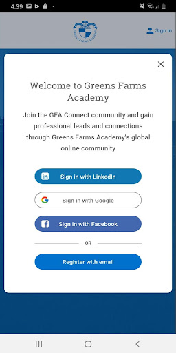 GFA Connect Screen 3