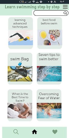 learn swimming step by stepのおすすめ画像1