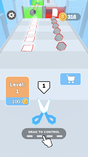 Android application Rock Paper Scissors Run screenshort