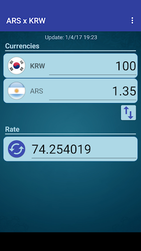 Arg. Peso x South Korean Won Screen 2