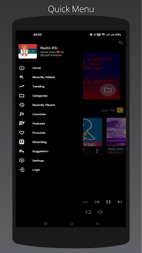 Android application Radio RS: All Serbia Stations screenshort