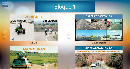 Android application Teorico.net screenshort