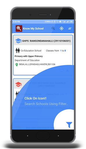 KNOW MY SCHOOL - Karnataka Screen 2