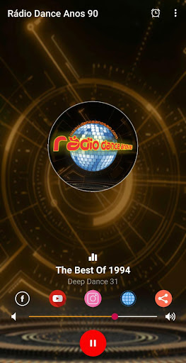 Android application Rádio Dance Anos 90 screenshort