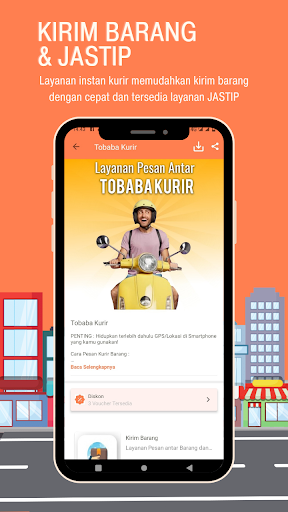 Tobaba - Ojek & Food Delivery Screen 3