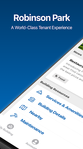 Android application Robinson Park Tenant App screenshort