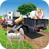 Qurbani Animal Cargo Delivery Truck;Eid Mubarak icon