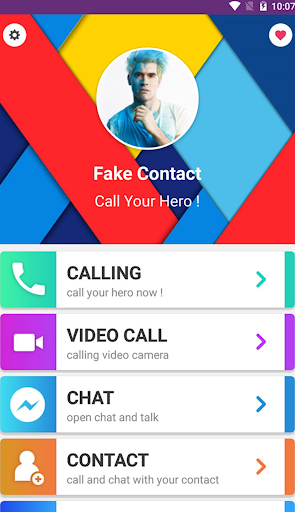 Android application JuegaGerman Fake Call - Juega screenshort