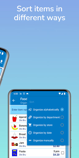 IntelliList: Shopping list Screen 3