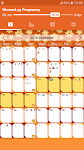 screenshot of WomanLog Pregnancy Calendar