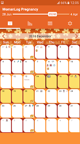 WomanLog Pregnancy Calendar  screenshots 1