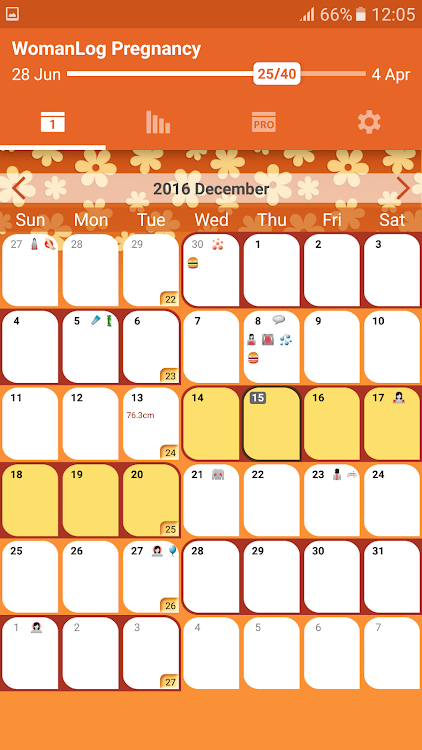 WomanLog Pregnancy Calendar - 3.11.0 - (Android)