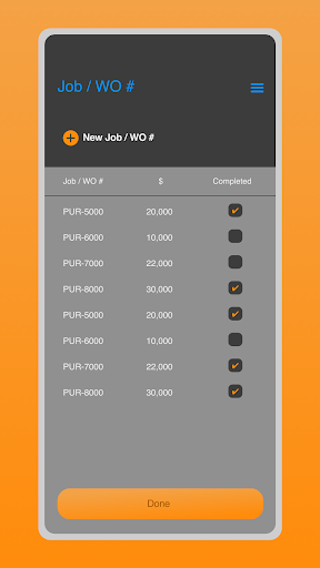 Android application 2EZ Tracking screenshort