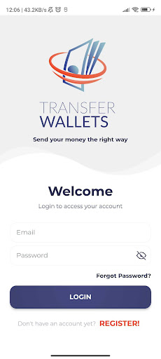 Android application Transfer Wallets screenshort