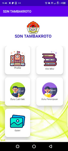 Android application SDN TAMBAKROTO screenshort