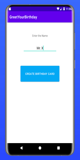 Android application Birthday Wishing screenshort