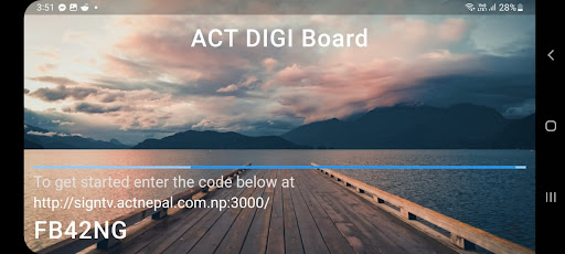 Android application Act Digi Board screenshort