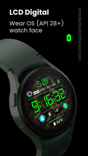 LCD Digital: Watch face screenshot 0