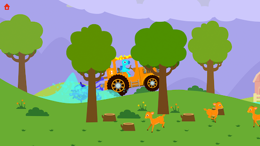 恐竜農園 - 子供のためのトラクターシミュレーターゲーム