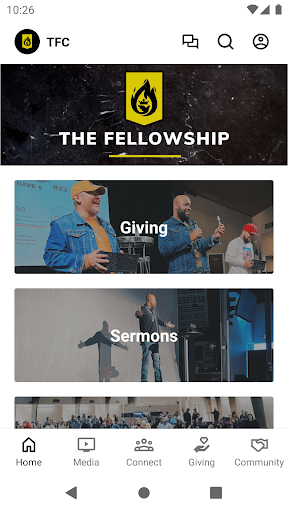 Android application The Fellowship Cleveland screenshort