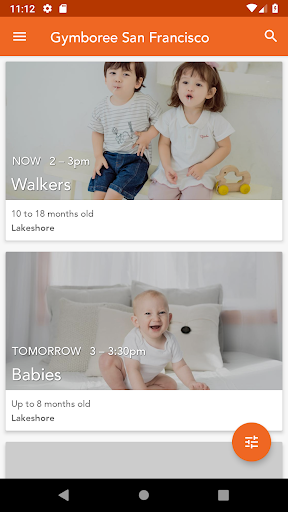 Android application Gymboree Play & Music screenshort