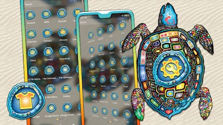 Turtle Mandala Launcher Theme