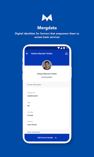 Android application Mergdata screenshort