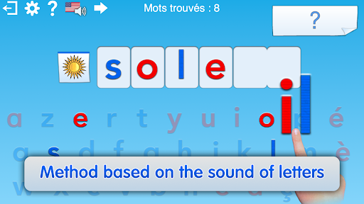 Screenshot of French Words for Kids