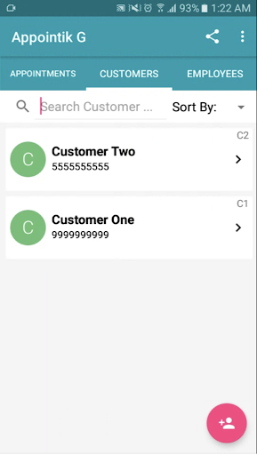 Appointik G - Scheduling App Screen 2