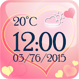Love Weather Clock Widget icon