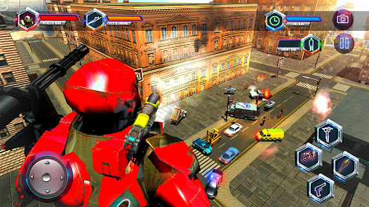 Superhero Flying Robot Rescue  screenshots 21