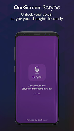 Android application OneScreen Scrybe screenshort