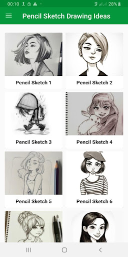 Android application Pencil Sketch Drawing Ideas screenshort
