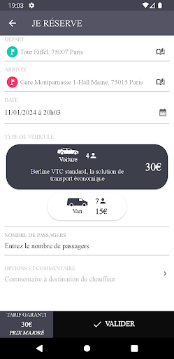 Chic Chauffeur Screen 2