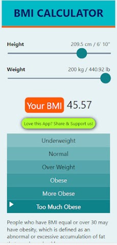 BMI Calculatorのおすすめ画像1