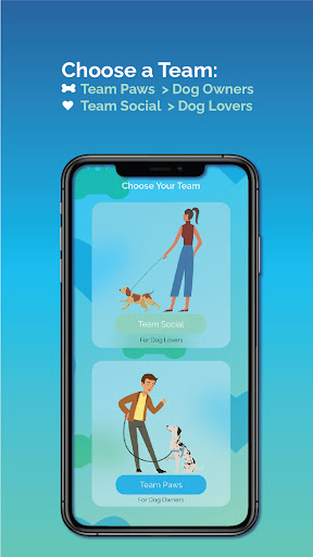 Android application Social Paws screenshort